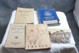 Lot of World War 2 Booklets & 1 Postcard Soldier Sailor Marine Guide Book,