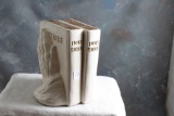 Pair of Holy Bible Praying Hands Bookends 5 3/4