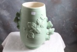 Vintage Red Wing Pottery #1162 Green Vase 9