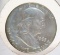 1963D Franklin Half Dollar Edge Tone appears to be uncirculated