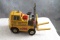 Vintage Fork Truck Modern Toys Japan Tin Friction Toy Yellow #200  Fork Lift