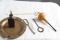 Junk Drawer Lot 1896 Oiler, 2 Antique Button Hooks, Gilbey's Vodka Swizzle Stick,