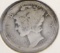 1919 Mercury Silver Dime