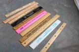 11 Advertising Rulers TUMS, Ford Hopkins Drug Store, Minnco, Callaghan & Co.,
