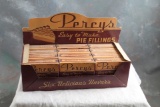 Antique Percys Butterscotch Pudding Store Display with 12 Pudding Boxes Unused