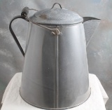 Antique Large Campfire Cowboy Graniteware Coffee Pot 12 1/2