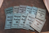 11 Vintage Royster's Almanacs 1953 to 1963