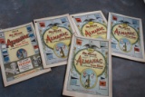 5 Antique Dr. Miles New Weather Almanac & Handbook 1915, 1924, 1925, 1926 &
