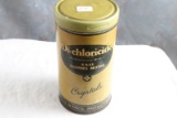 Vintage Di-Chloricide Crystals Advertising Tin Can Merck Product 1 lb Size