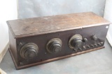 Antique Accuratune Bread Box Tube Radio All American Components