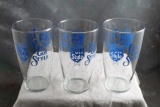 3 Vintage Old Style I've Got Style 28 Ounce Beer Glasses Heileman's Pure 7