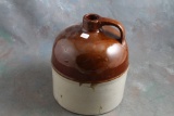 Antique Red Wing 1 Gallon Fancy Brown Top Stoneware Jug