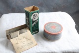 Vintage Vanity Items BEAUTY Face Powder Unopened & Kurlash Eyelash Curler