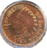 1862 Indian Head Penny Partial Liberty