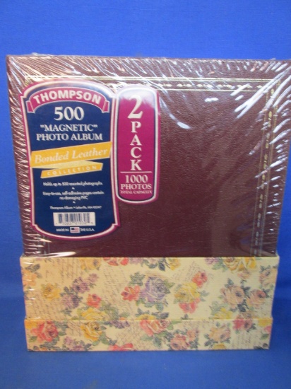 2 Thompson 500 “Magnetic” Photograph Albums (NOS)  – 3 Ring Binder