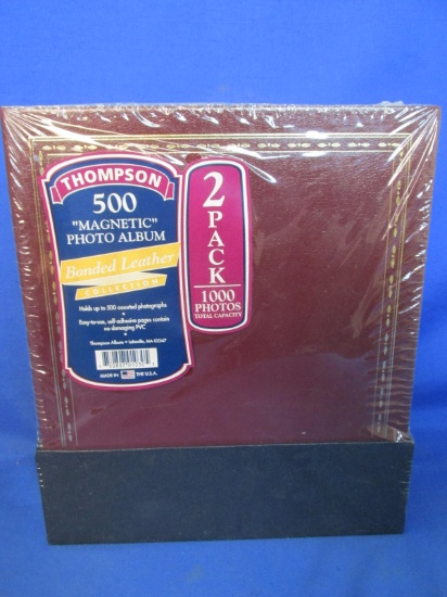 2 Thompson 500 “Magnetic” Photograph Albums (NOS)  – 3 Ring Binder