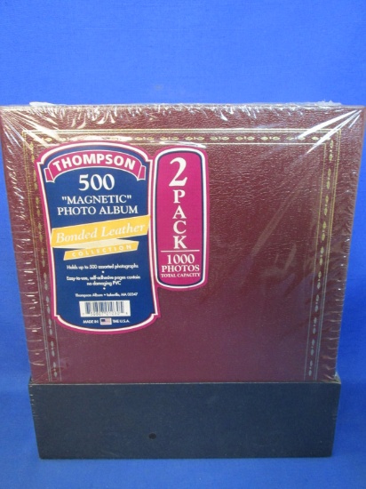 2 Thompson 500 “Magnetic” Photograph Albums (NOS)  – 3 Ring Binder