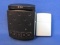 2005 Zippo Lighter in Case – Brushed Silvertone, Engraved Design, ZZ on front