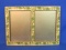 Metal & Enamel Double Picture Frame by The Buckler's of 5th Ave NT – 7 5/8” x 5 1/2”