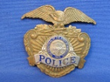Minnesota Police Hat Badge – Made by Entenmann of Los Angeles – 2 1/2” long