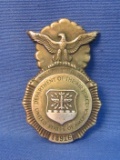 Badge: Security Police USA Department of the Air Force – 2 5/8” long