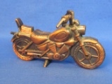 Copper-Colored Motorcycle Lighter – 4 1/8” long – Works (Be Careful!)