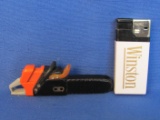 Lighter Shaped like a Chainsaw – 3 3/4” long & Winston Cigarette Lighter