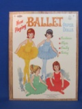 1966 Whitman Paper Dolls “Now Playing – Ballet” - 4 Dolls w Clothes