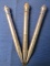 3 Vintage Tooled Aluminum 4” Mechanical Pencils – 2 Swanberg USA & TUBE made in