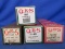 4 Vintage QRS Word Roll Piano Rolls - XMAS – Very Good Condition