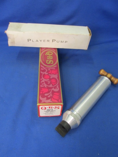 “Player Pump” (to Clean Player Piano's Tracker Bars & QRS Player Piano Test Roll