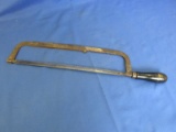 Antique Hacksaw (Adjustable) Pat Date Sept 19, 1922 on the nut  18 1/2” L w handle