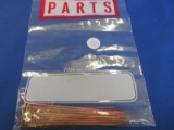 Copper Hex Wrenches Teeny Tiny diameter Appx 4” Long 1 Bag full (selectric tools)