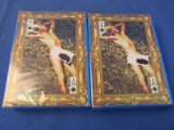 2 Sealed Decks of “Male Nudes  by Hollywood 54 all color playing cards”