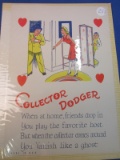 Vinegar Valentine “Collector Dodger” &“Lodge Brothers”  - Appx 8” x 11”