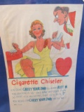 Vinegar Valentine “Cigarette Chisler”  - Appx 6 1/2” x 9”