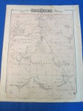 1874 Map of Steele County with Map of Dodge County on Reverse Side