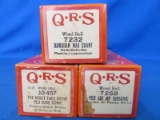 3 Vintage QRS Word Roll Piano Rolls – Very Good Condition – playable & in one piece