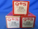 3 Vintage QRS Word Roll Piano Rolls – Very Good Condition – playable & in one piece