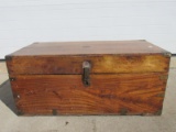 Dowry Chest - has brass corners/ details