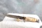 Vintage Bone Handle Fixed Blade Knife Made in Solingen Germany 9 1/2