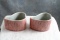 Vintage Red Wing Pottery B2113A Pair of Candleholders