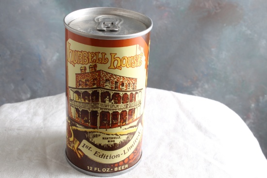 Hubbell House Steel Side Pop Top 1st Edition Limited Collector Beer Can