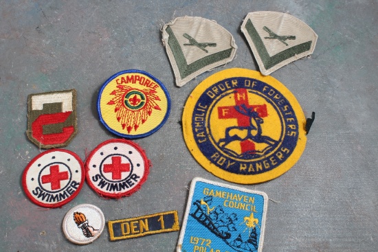 10 Vintage Boy Scout Patches