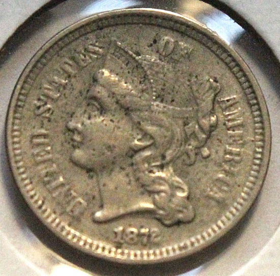 1872 3 Cent Nickel