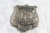 Vintage Goodyear G3 Inspector Badge