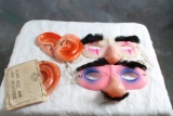 Vintage Mid-Century Japanese Masks & Giant Grotesque Ears