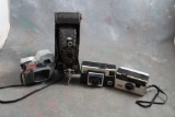 Vintage Instamatic 126, 127 and Old Kodak 2A Premo Folding Camera