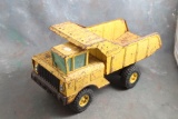 Vintage Pressed Steel Nylint Dump Truck Measures 27 1/2