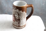 1973 Hamm's Salutes Oktoberfest Beer Stein Mug